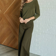 Signature Classic Round Neck Top in Olive-Tops-Ave Shops-[option4]-[option5]-[option6]-[option7]-[option8]-Shop-Boutique-Clothing-for-Women-Online