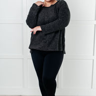Zenana Simple Silhouette Brushed Hacci Sweater in Black-Tops-Ave Shops-[option4]-[option5]-[option6]-[option7]-[option8]-Shop-Boutique-Clothing-for-Women-Online