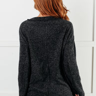 Zenana Simple Silhouette Brushed Hacci Sweater in Black-Tops-Ave Shops-[option4]-[option5]-[option6]-[option7]-[option8]-Shop-Boutique-Clothing-for-Women-Online