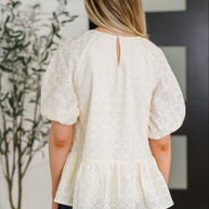 Simply Stunning Eyelet Knit Top-Womens-Ave Shops-[option4]-[option5]-[option6]-[option7]-[option8]-Shop-Boutique-Clothing-for-Women-Online