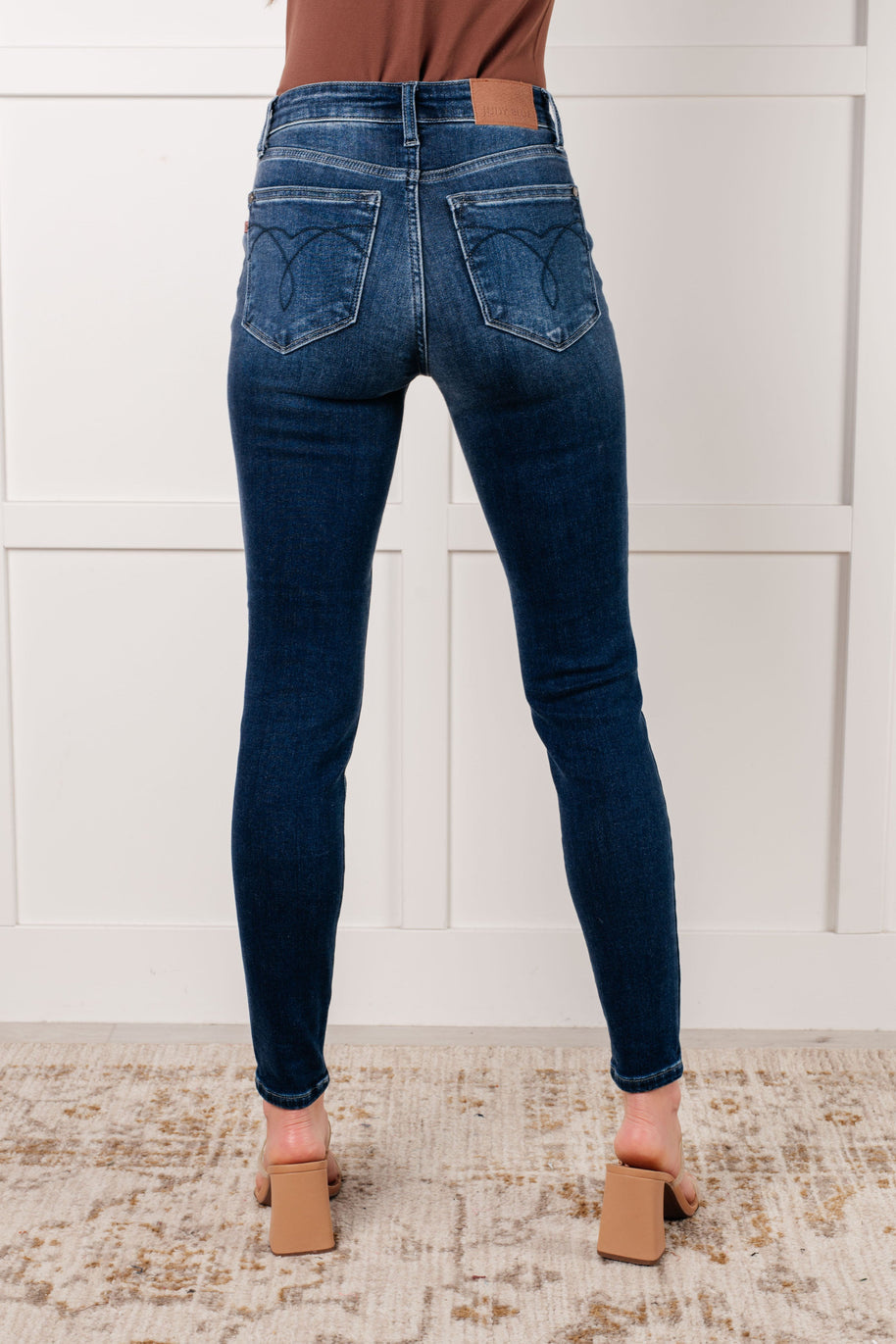 Skylar Mid Rise Thermal Vintage Skinny Jean-Womens-Ave Shops-[option4]-[option5]-[option6]-[option7]-[option8]-Shop-Boutique-Clothing-for-Women-Online