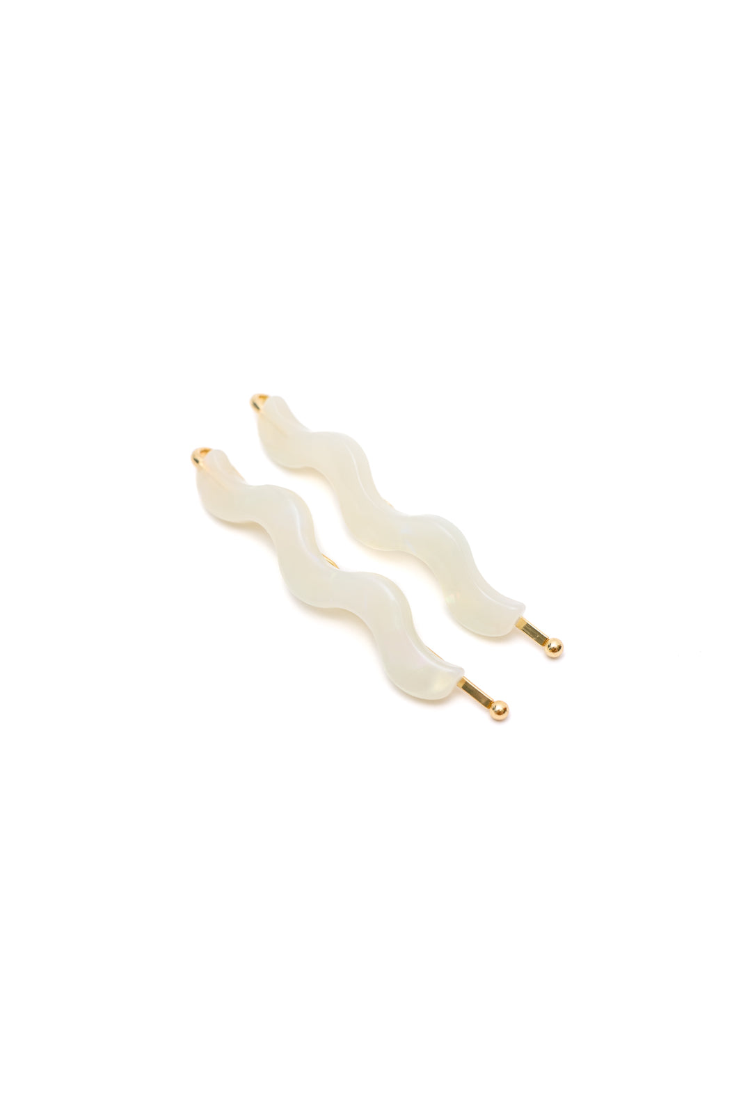 Sleek Waves Hair Clip in White Tortoise-Accessories-Ave Shops-[option4]-[option5]-[option6]-[option7]-[option8]-Shop-Boutique-Clothing-for-Women-Online