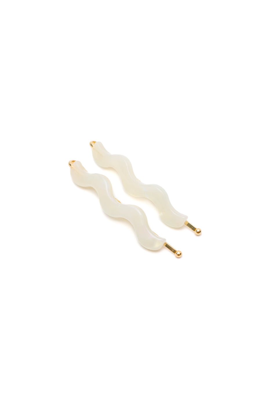 Sleek Waves Hair Clip in White Tortoise-Accessories-Ave Shops-[option4]-[option5]-[option6]-[option7]-[option8]-Shop-Boutique-Clothing-for-Women-Online
