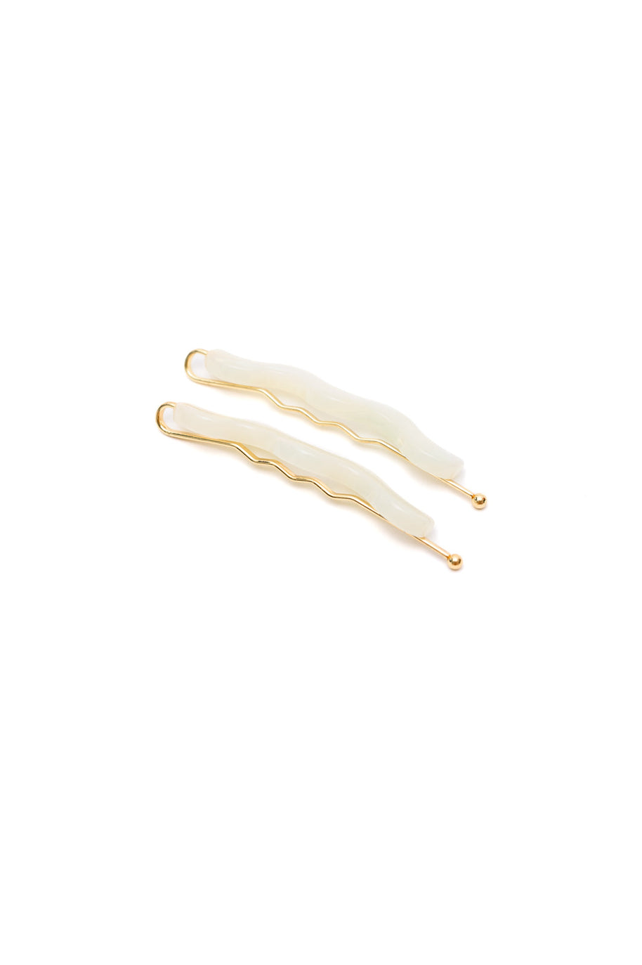 Sleek Waves Hair Clip in White Tortoise-Accessories-Ave Shops-[option4]-[option5]-[option6]-[option7]-[option8]-Shop-Boutique-Clothing-for-Women-Online