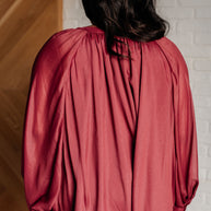 Smiles and Pouts Bat Sleeve Button Down-Blouses-Ave Shops-[option4]-[option5]-[option6]-[option7]-[option8]-Shop-Boutique-Clothing-for-Women-Online
