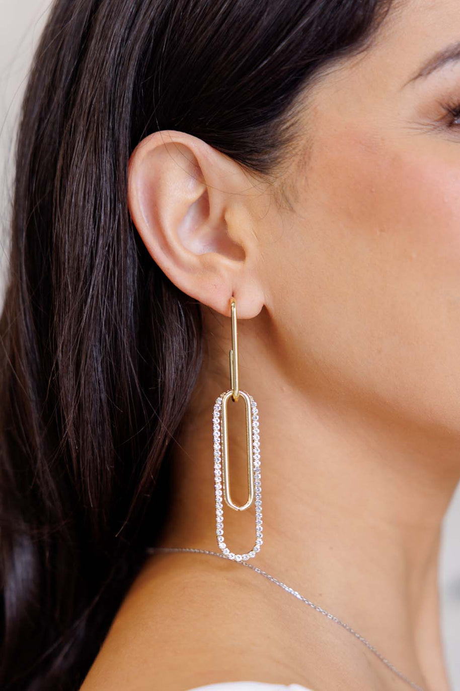 Sonia Link Earrings In Gold-Accessories-Ave Shops-[option4]-[option5]-[option6]-[option7]-[option8]-Shop-Boutique-Clothing-for-Women-Online