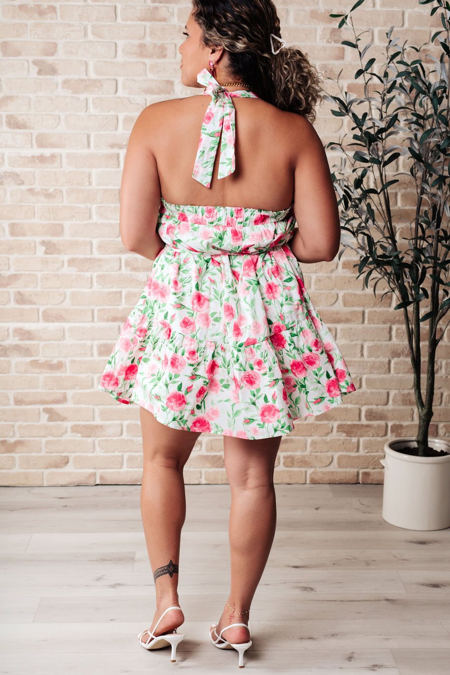Soul Tied Floral Dress in Pink-Dresses-Ave Shops-[option4]-[option5]-[option6]-[option7]-[option8]-Shop-Boutique-Clothing-for-Women-Online