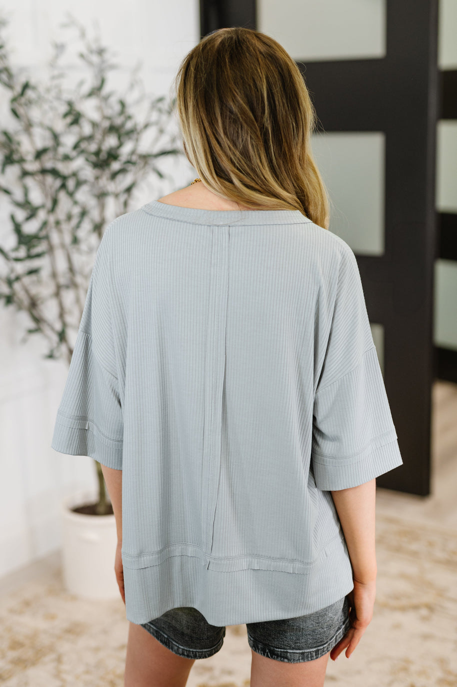 Zenana Stay On Top Relaxed Tee in Light Grey-Womens-Ave Shops-[option4]-[option5]-[option6]-[option7]-[option8]-Shop-Boutique-Clothing-for-Women-Online