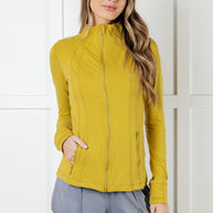 Rae Mode Staying Swift Activewear Jacket in Yellow Pear-Layers-Ave Shops-[option4]-[option5]-[option6]-[option7]-[option8]-Shop-Boutique-Clothing-for-Women-Online