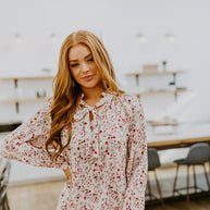 Stella Notched Neck Floral Long Sleeve Blouse-Tops-Ave Shops-[option4]-[option5]-[option6]-[option7]-[option8]-Shop-Boutique-Clothing-for-Women-Online