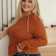 Stitch In Time Waffle Knit Top-Tops-Ave Shops-[option4]-[option5]-[option6]-[option7]-[option8]-Shop-Boutique-Clothing-for-Women-Online