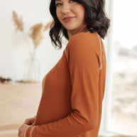 Stitch In Time Waffle Knit Top-Tops-Ave Shops-[option4]-[option5]-[option6]-[option7]-[option8]-Shop-Boutique-Clothing-for-Women-Online