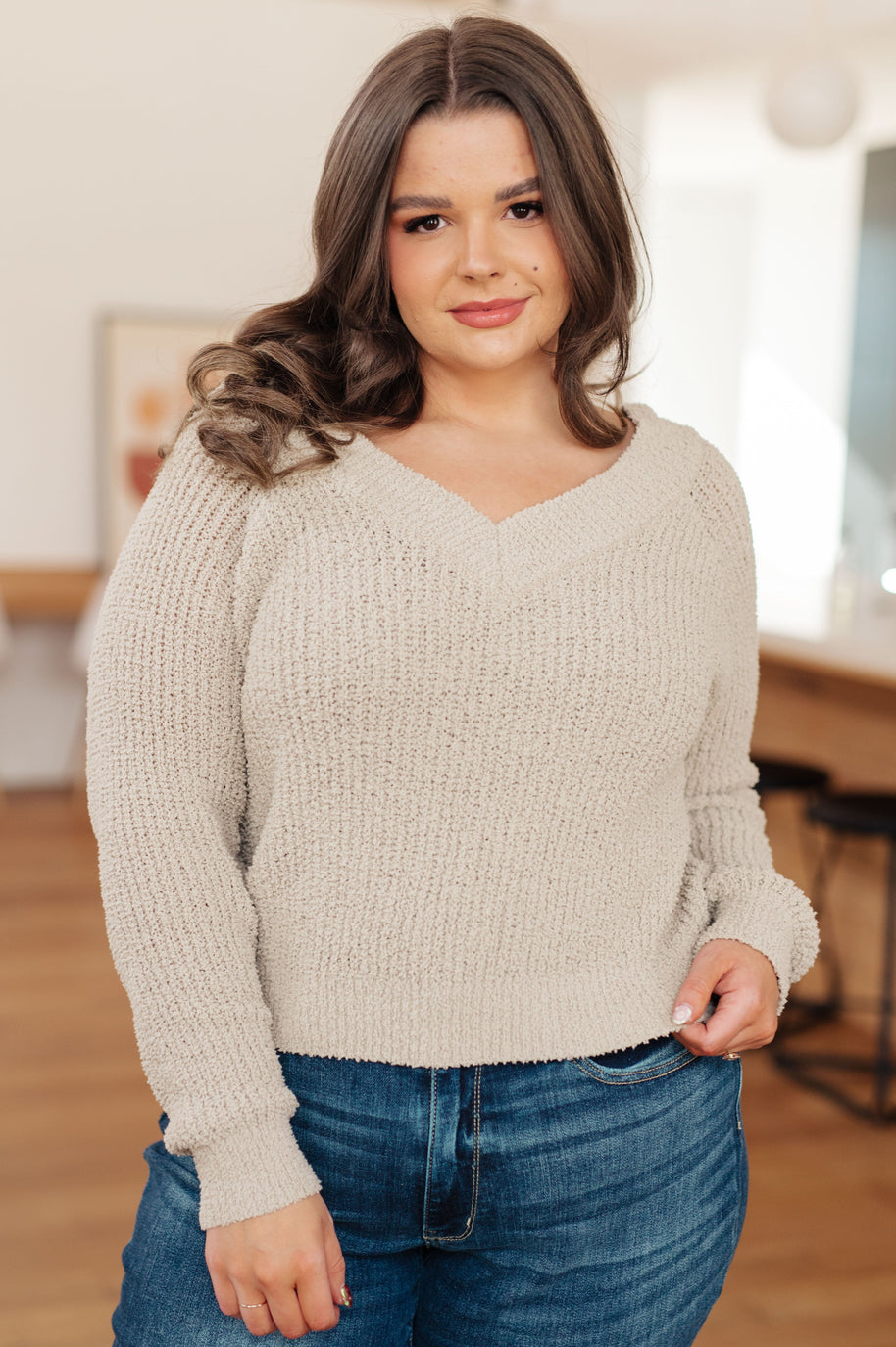Stuck In The Moment V-Neck Sweater-Tops-Ave Shops-[option4]-[option5]-[option6]-[option7]-[option8]-Shop-Boutique-Clothing-for-Women-Online