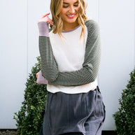 Suave Stripes Raglan Top-Womens-Ave Shops-[option4]-[option5]-[option6]-[option7]-[option8]-Shop-Boutique-Clothing-for-Women-Online