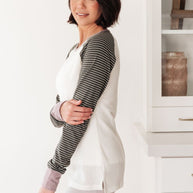 Suave Stripes Raglan Top-Womens-Ave Shops-[option4]-[option5]-[option6]-[option7]-[option8]-Shop-Boutique-Clothing-for-Women-Online