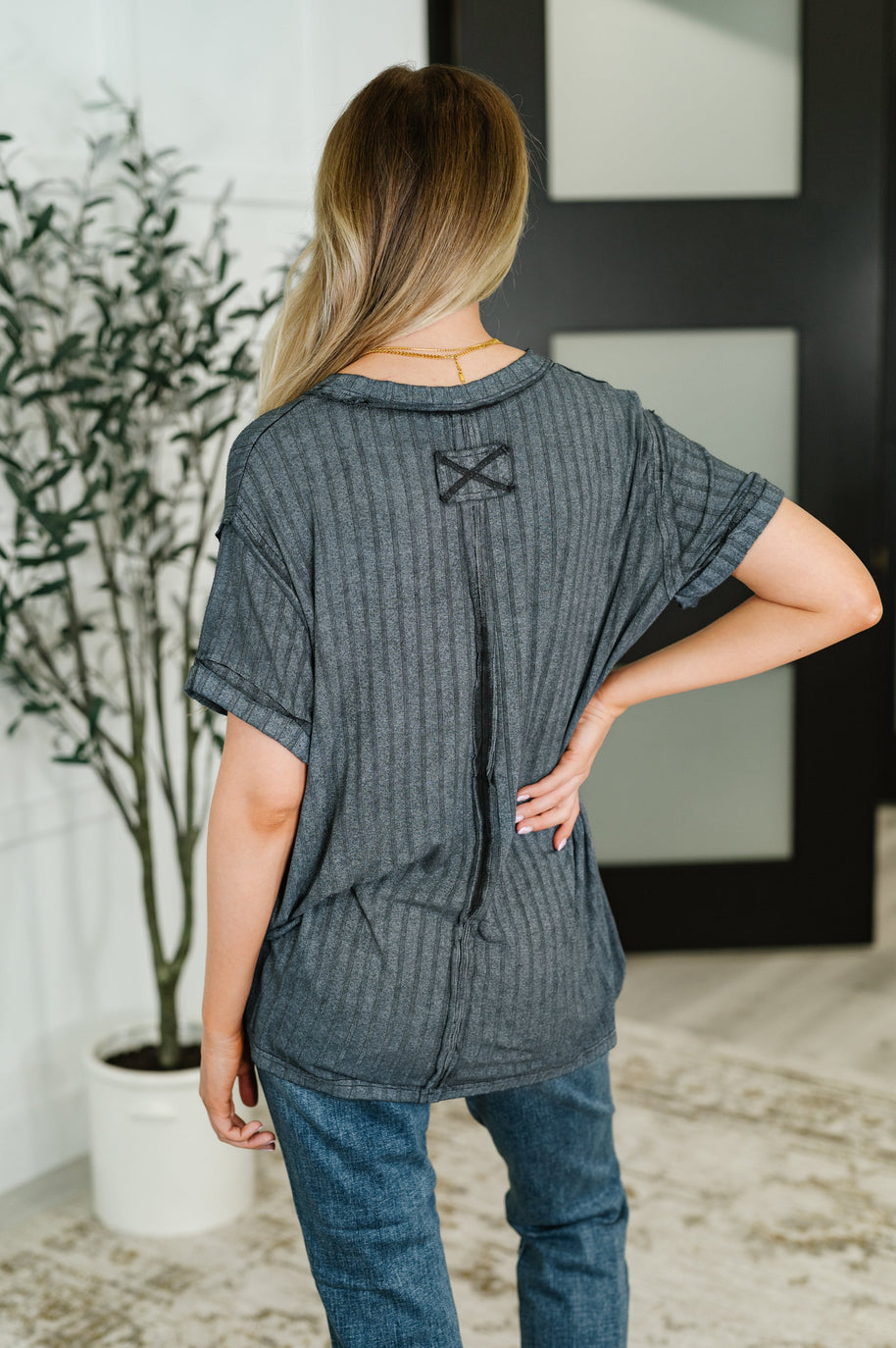 Zenana Sunday's Bestie Mineral Wash Top in Ash Black-Womens-Ave Shops-[option4]-[option5]-[option6]-[option7]-[option8]-Shop-Boutique-Clothing-for-Women-Online