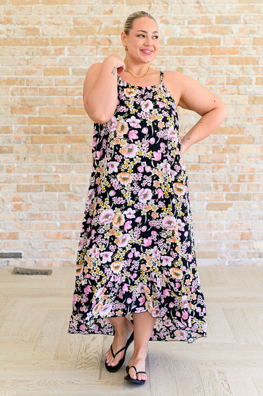 Sunny Side of Life Halter Top Dress-Dresses-Ave Shops-[option4]-[option5]-[option6]-[option7]-[option8]-Shop-Boutique-Clothing-for-Women-Online
