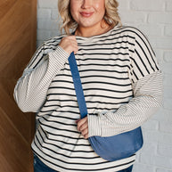Super Clever Patchwork Striped Top in Ivory-Tops-Ave Shops-[option4]-[option5]-[option6]-[option7]-[option8]-Shop-Boutique-Clothing-for-Women-Online