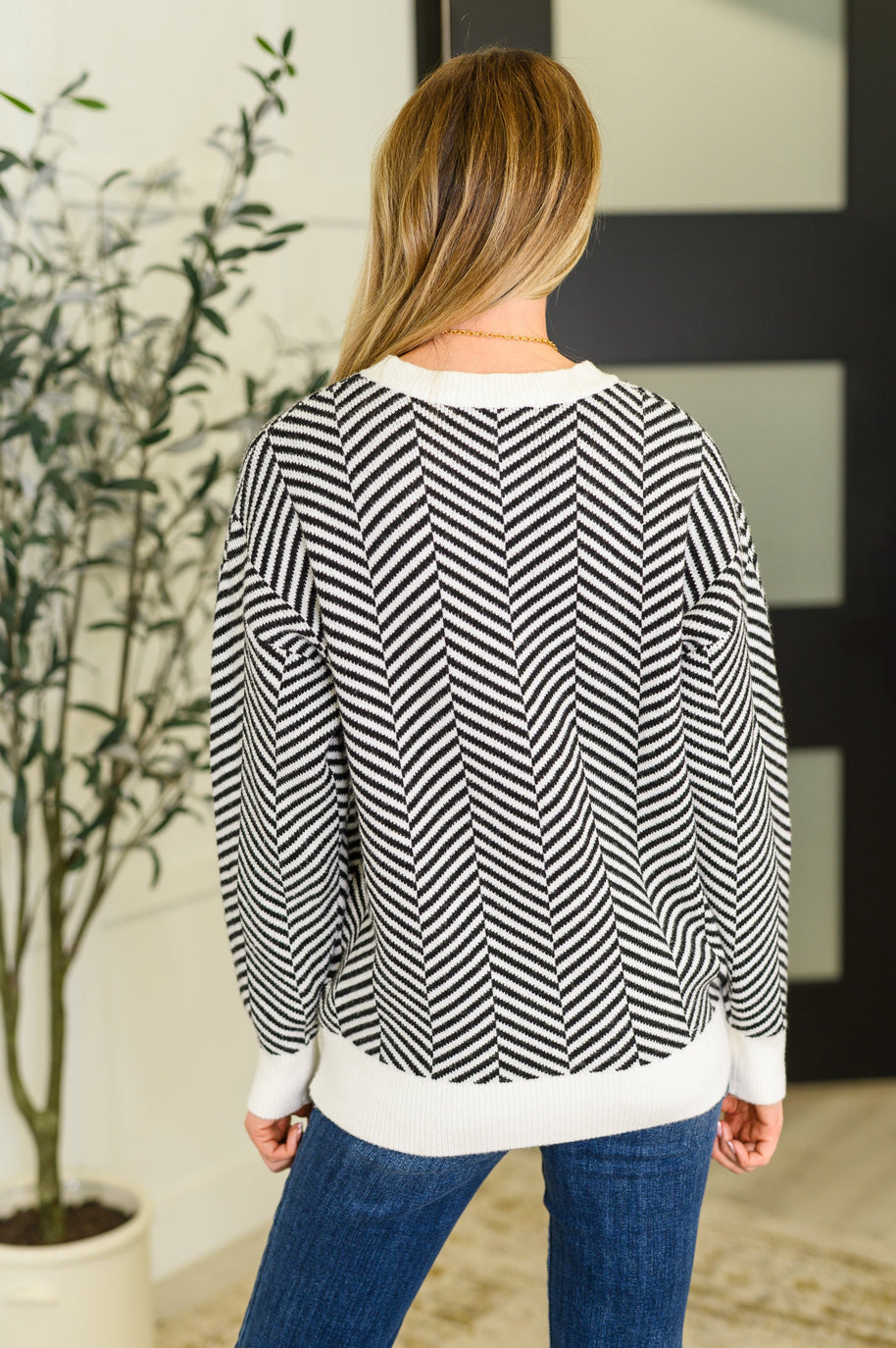 Super Secret Chevron Sweater-Womens-Ave Shops-[option4]-[option5]-[option6]-[option7]-[option8]-Shop-Boutique-Clothing-for-Women-Online