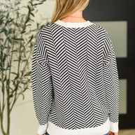 Super Secret Chevron Sweater-Womens-Ave Shops-[option4]-[option5]-[option6]-[option7]-[option8]-Shop-Boutique-Clothing-for-Women-Online