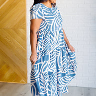 Surf Watch Tiered Midi Dress-Dresses-Ave Shops-[option4]-[option5]-[option6]-[option7]-[option8]-Shop-Boutique-Clothing-for-Women-Online