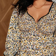 Sweet Solitude Floral Babydoll Dress-Dresses-Ave Shops-[option4]-[option5]-[option6]-[option7]-[option8]-Shop-Boutique-Clothing-for-Women-Online