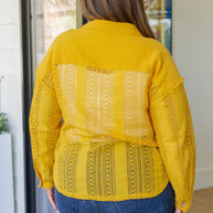 Sweeter Than Nectar Lace Button Down in Honey-Tops-Ave Shops-[option4]-[option5]-[option6]-[option7]-[option8]-Shop-Boutique-Clothing-for-Women-Online