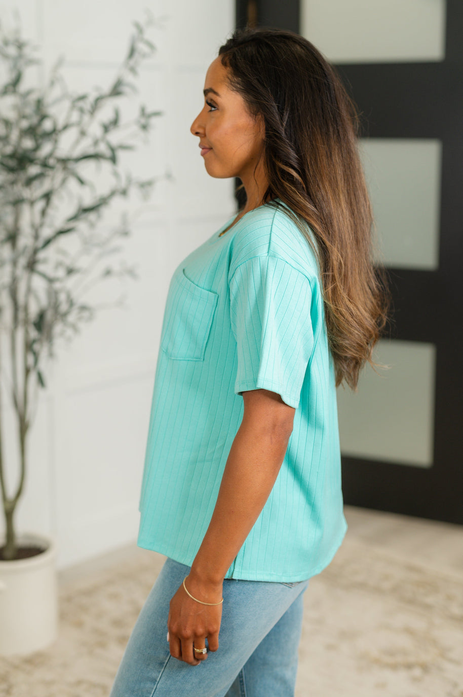 Take It Easy Slouchy Tee in Mint-Womens-Ave Shops-[option4]-[option5]-[option6]-[option7]-[option8]-Shop-Boutique-Clothing-for-Women-Online
