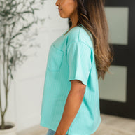 Take It Easy Slouchy Tee in Mint-Womens-Ave Shops-[option4]-[option5]-[option6]-[option7]-[option8]-Shop-Boutique-Clothing-for-Women-Online