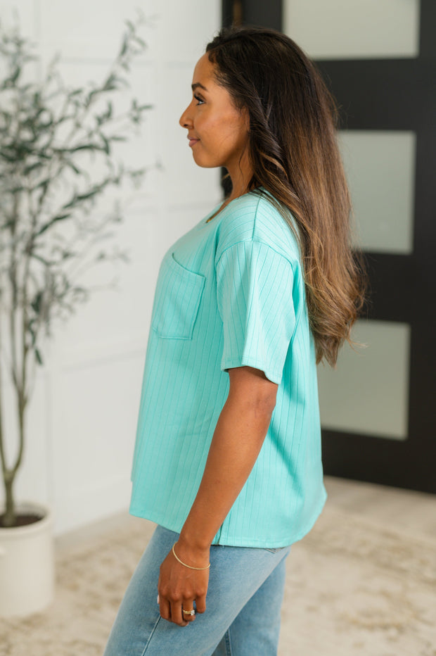 Take It Easy Slouchy Tee in Mint-Womens-Ave Shops-[option4]-[option5]-[option6]-[option7]-[option8]-Shop-Boutique-Clothing-for-Women-Online