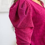 Take Me Out Faux Wrap Bodysuit In Magenta-Womens-Ave Shops-[option4]-[option5]-[option6]-[option7]-[option8]-Shop-Boutique-Clothing-for-Women-Online