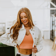 Tell Me More Crop Tank In Coral-Tops-Ave Shops-[option4]-[option5]-[option6]-[option7]-[option8]-Shop-Boutique-Clothing-for-Women-Online
