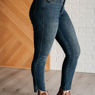 Judy Blue Tessa High Rise Control Top Step Hem Skinny Jeans-Womens-Ave Shops-[option4]-[option5]-[option6]-[option7]-[option8]-Shop-Boutique-Clothing-for-Women-Online