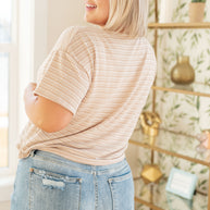 Textured Boxy Top in Taupe-Tops-Ave Shops-[option4]-[option5]-[option6]-[option7]-[option8]-Shop-Boutique-Clothing-for-Women-Online