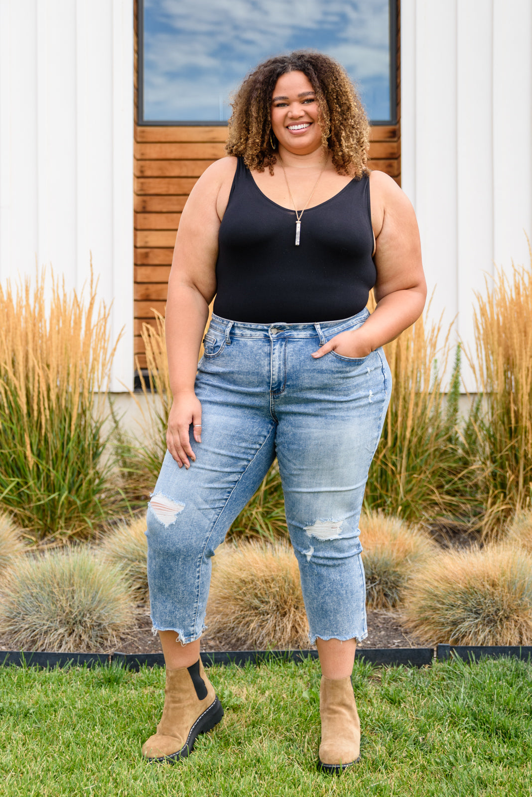 The Basics Bodysuit In Black-Womens-Ave Shops-[option4]-[option5]-[option6]-[option7]-[option8]-Shop-Boutique-Clothing-for-Women-Online