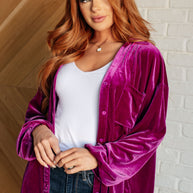 The Best Policy Velvet Balloon Sleeve Top-Tops-Ave Shops-[option4]-[option5]-[option6]-[option7]-[option8]-Shop-Boutique-Clothing-for-Women-Online