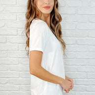Zenana The Every Outfit Basic V-Neck Top in Off White-Womens-Ave Shops-[option4]-[option5]-[option6]-[option7]-[option8]-Shop-Boutique-Clothing-for-Women-Online