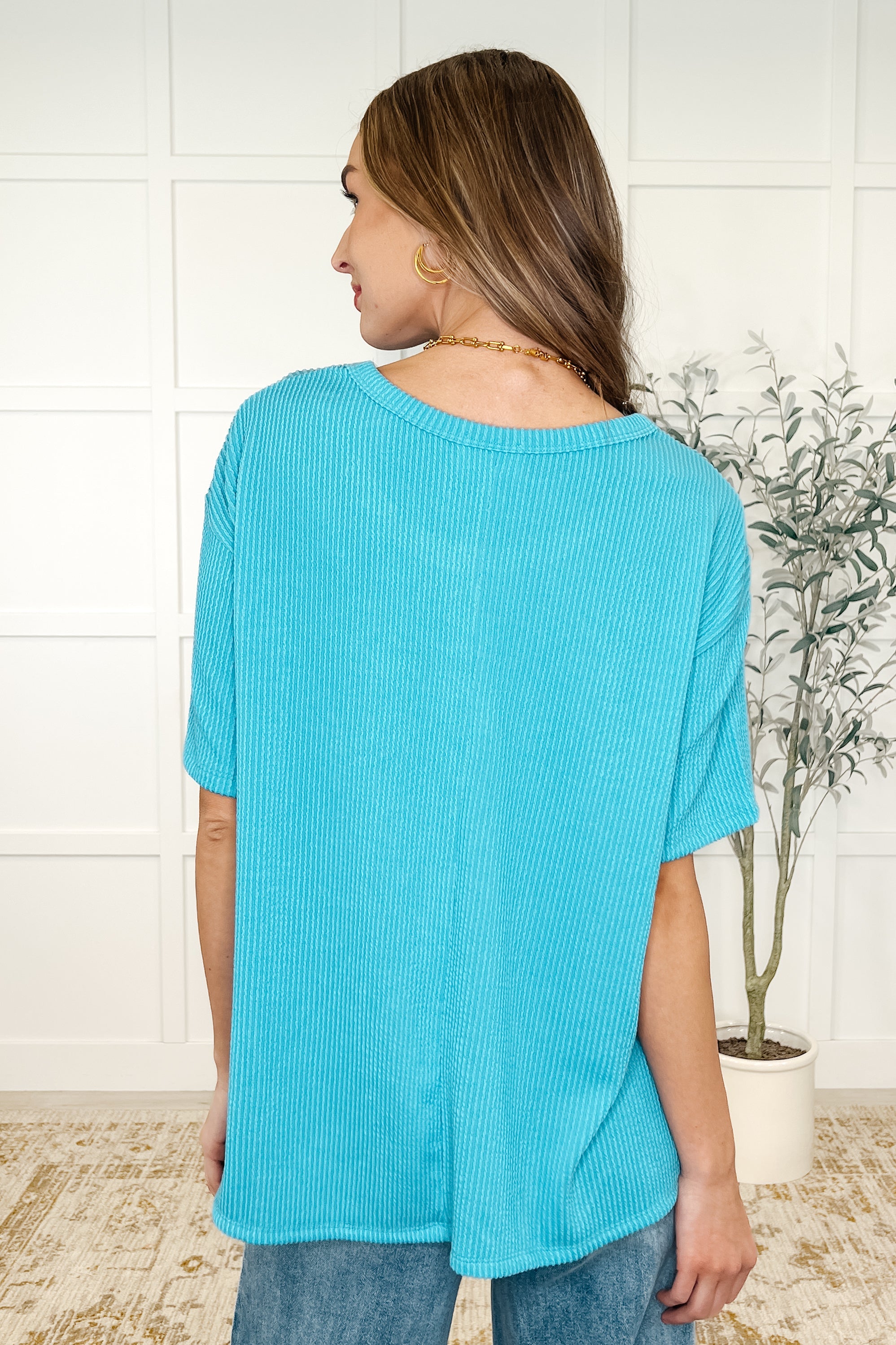 The Go-To Tee in Aqua Glow-Womens-Ave Shops-[option4]-[option5]-[option6]-[option7]-[option8]-Shop-Boutique-Clothing-for-Women-Online