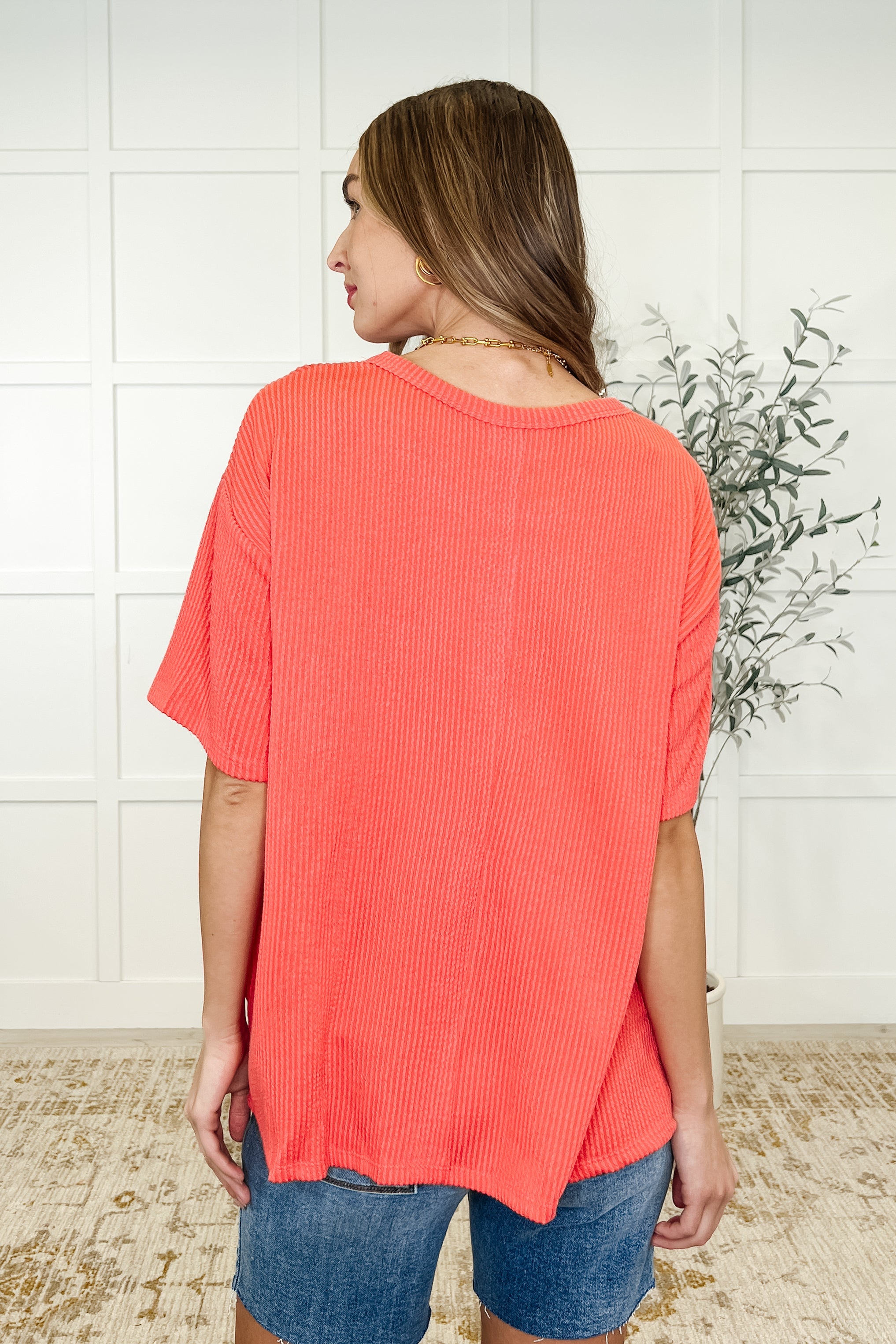 The Go-To Tee in Summer Coral-Womens-Ave Shops-[option4]-[option5]-[option6]-[option7]-[option8]-Shop-Boutique-Clothing-for-Women-Online