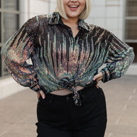 Too Glitz to Glam Button Up Shirt-Tops-Ave Shops-[option4]-[option5]-[option6]-[option7]-[option8]-Shop-Boutique-Clothing-for-Women-Online