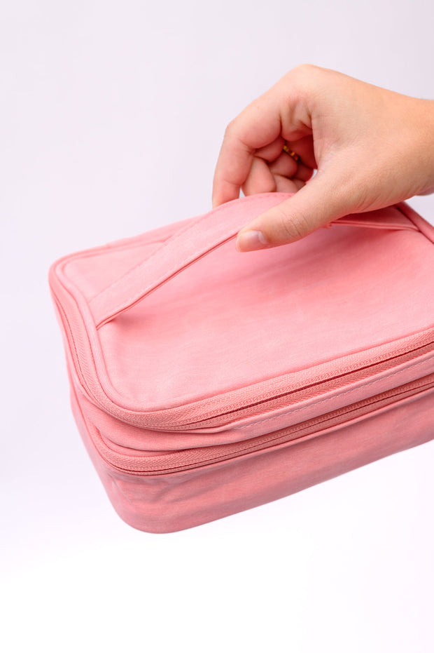 Travel Cord Organizer Case in Pink-Home & Decor-Ave Shops-[option4]-[option5]-[option6]-[option7]-[option8]-Shop-Boutique-Clothing-for-Women-Online