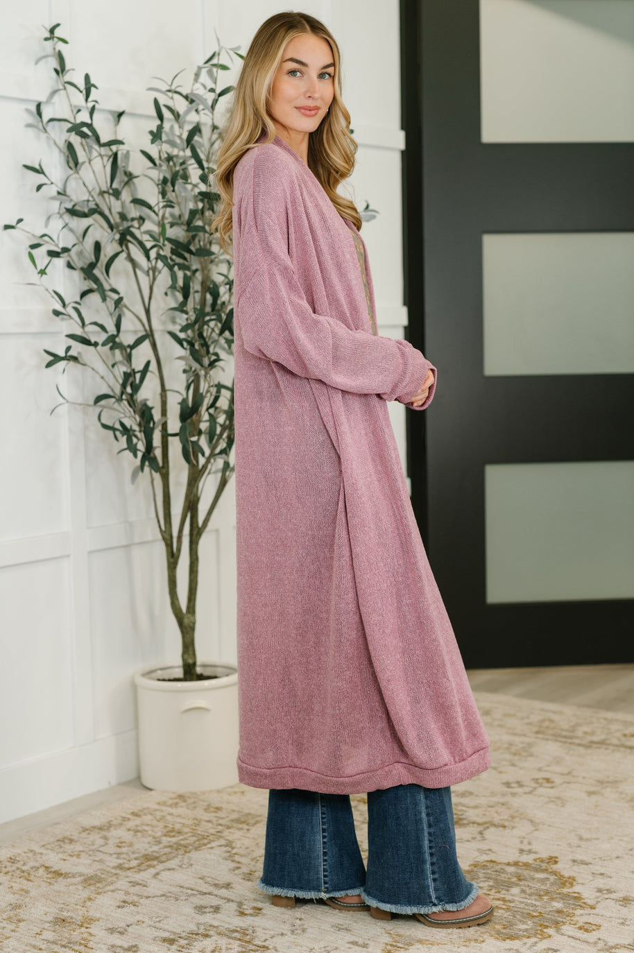 Travel Hideaway Open Front Cardigan in Cashmere Rose-Womens-Ave Shops-[option4]-[option5]-[option6]-[option7]-[option8]-Shop-Boutique-Clothing-for-Women-Online
