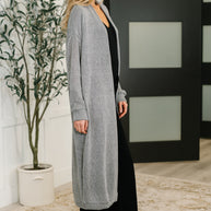 Travel Hideaway Open Front Cardigan in Soft Grey-Womens-Ave Shops-[option4]-[option5]-[option6]-[option7]-[option8]-Shop-Boutique-Clothing-for-Women-Online