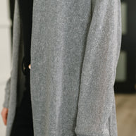 Travel Hideaway Open Front Cardigan in Soft Grey-Womens-Ave Shops-[option4]-[option5]-[option6]-[option7]-[option8]-Shop-Boutique-Clothing-for-Women-Online