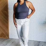 Truly Loyal Racerback Tank in Charcoal-Athleisure-Ave Shops-[option4]-[option5]-[option6]-[option7]-[option8]-Shop-Boutique-Clothing-for-Women-Online