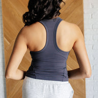 Truly Loyal Racerback Tank in Charcoal-Athleisure-Ave Shops-[option4]-[option5]-[option6]-[option7]-[option8]-Shop-Boutique-Clothing-for-Women-Online