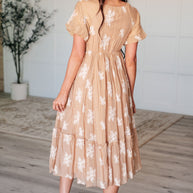 Trusting My Intuition Balloon Sleeve Dress in Camel-Dresses-Ave Shops-[option4]-[option5]-[option6]-[option7]-[option8]-Shop-Boutique-Clothing-for-Women-Online