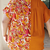 Two Sides To The Story Blouse-Blouses-Ave Shops-[option4]-[option5]-[option6]-[option7]-[option8]-Shop-Boutique-Clothing-for-Women-Online
