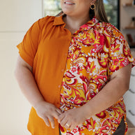 Two Sides To The Story Blouse-Blouses-Ave Shops-[option4]-[option5]-[option6]-[option7]-[option8]-Shop-Boutique-Clothing-for-Women-Online