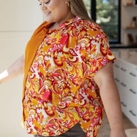 Two Sides To The Story Blouse-Blouses-Ave Shops-[option4]-[option5]-[option6]-[option7]-[option8]-Shop-Boutique-Clothing-for-Women-Online